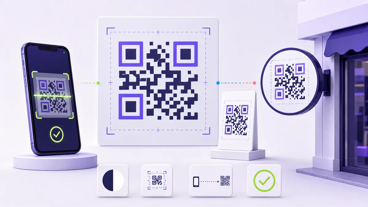 أفضل ممارسات QR لضمان المسح الصحيح