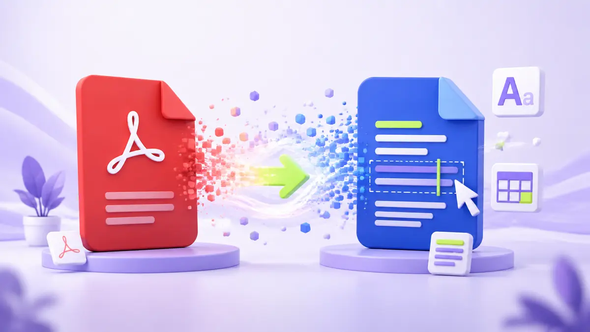تبدیل آنلاین PDF به Word